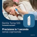 OMRON Gentle Temp 533, Termometro auricolare per misurazioni rapide e accurate senza contatto in 1 secondo, Termometro auricolare bambini preciso, veloce, bianco - 2