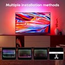 Liwqolx Retroilluminazione LED TV, RGBIC Striscia LED 5 metri, con APP & 2.4G RF Telecomando Controllo, TV LED Illuminazione per 65 a 75 pollici, USB integrati IC per TV PC Sala giochi - 4