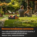 WORX Vision AI WR208E.1 Robot Tagliaerba a batteria 20V Area di Taglio 800mq senza filo perimetrale - 4