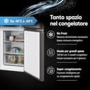 Haier 2D 60 Serie 5 Pro, Frigorifero combinato No Frost 60 cm Classe A con Air Surround, My Zone e Humidity Zone, 409 L, A×P×L 205×66,7×59,5 cm, Inox Scuro – HDPW5620ANPD - 5