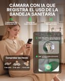 PETKIT PUROBOT MAX Pro 2 Arenero Gatos Autolimpiable, Entrada Mayor, Cámara AI, Arenero Autolimpiable para Gatos, 2,4 G y 5 G WiFi, Seguimiento Sanitario, Eliminación de Olores, 76L, para Varios Gato - 3