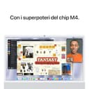 Apple iMac Computer desktop all-in-one: Chip M4, CPU 10-core e GPU 10-core: display Retina 24'', 24GB di memoria unificata, 512GB di archiviazione SSD, con accessori. Per iPhone/iPad; Argento - 4