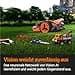 WORX Landroid Vision M600 Robotic Lawnmower WR206E.1 for Gardens up to 600 m², AI Lawn Mower Robot without Boundary Cable, Active Obstacle Avoidance with AI Technology, Hedgehog Protection + WA0825 Vision Garage - 3