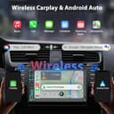 Autoradio 2 DIN Bluetooth con CarPlay Wireless & Android Auto,7 Pollici Touchscreen Stereo Bluetooth con Schermo, Radio con Mirror Link/AM/FM/RDS/Type-C, Supporta Telecamera Posteriore,AirPlay - 2