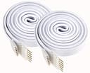 Extension Cable Compatible with Nanoleaf Essentials Lightstrips (3.3ft, 2 Pack, White) - 1