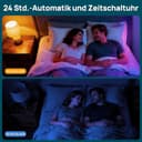 Linkind Matter E27 Smart LED Lampe 1600lm 14W, RGBTW & Weiß (1800-6500K), ersetzt 100W, 104 Szenen, 2,4GHz, kompatibel mit HomeKit/Alexa/Google/Siri/SmartThings, A67, 2er-Pack - 6