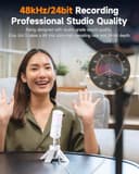 COMICA Ejoy Uni S USB Gaming Mikrofon mit RGB, 48kHz/24Bit, Noise Cancellation Kardioid-Kondensator Microphone mit Mute, Dynamisches Mikrofon für Streaming, Podcast, YouTube, Discord, PC, Mac, PS4/5 - 4