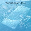 EooCoo Keyboard Cover Compatible for 2026 2025-2022 MacBook Air M5 M4 M3 M2 13.6" / 15", 2026-2021 MacBook Pro M5/M4/M3/M2/M1 Pro/Max 14"/Pro 16", UK/EU Mac Layout Ultra Thin Protector Skin, TPU Clear - 5