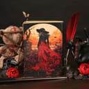 ANANYOM Handmade Leather Journal, Arciero Storica vintage Leather Journal (Multi colour) Notebook With 200 Blank Deckle Paper, Unruled, Brass Clasp Lock journal for Men & Women, Multi Colour - 5