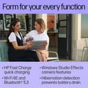 HP Envy x360 - Laptop 2K WUXGA de 16 pulgadas con pantalla táctil 2 en 1, procesador AMD Ryzen 5 8640HS, 8 GB de RAM 512 GB SSD, teclado retroiluminado, Wi-Fi 6E, Bluetooth, HDMI, cámara web, Windows - 7