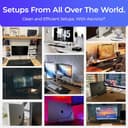 Ascrono Estación de Acoplamiento Vertical Compatible con MacBook Pro 16, 2021 M1 y 2023 M2/M3, con compatibilidad MagSafe -Disfruta de 2 Puertos Thunderbolt-4 USB-C Conecta sin Problemas Dos Pantallas - 6