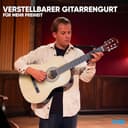 MAX SoloArt - 4/4 Akustik Gitarre für Anfänger Einsteiger Erwachsene - Akustikgitarre inkl. Tasche, Stimmgerät, Plektrum, Gurt und Zubehör - Acoustic Guitar, Konzertgitarre in Naturholz - 8