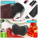 TAKRINK Neck Massager Pillow Back Massage Shiatsu Massager with Heat 8 Deep Tissue Kneading Nodes 3 Speeds 2 Directions for Lower Back Neck Shoulders Muscle Pain Relief Use at Home Car - 8