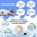 Filter Unit 3.0, 12 Packungen Katzenbrunnen Filter für Petkit E versweet Solo 2/Solo SE/3 Pro/2S/3, Katzen Trinkbrunnen Filter Aktivkohle Ersatzfilter mit 12 Schwamm - 5