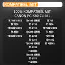 Supply Guy 580XXL 581XXL Druckerpatronen kompatibel mit Canon PGI-580 CLI-581 Patronen passend für Pixma TS705 TS705a TS6350 TS6350a TS6351 TS6351a TS6300 TR8550 TS9550 Multipack 15 Tintenpatronen - 2