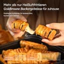 Cosori Turboblaze Airfryer Heißluftfritteuse, 9-in-1 Air Fryer XXL 6L, leiser DC Motor mit 5 Geschwindigkeitsstufen, Grillen, Backen, Gären, Dehydrieren, Tiefkühlen, 87 Rezepte, 64% energiesparend - 5