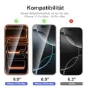 NEW'C 3 Stück für iPhone 17 Pro Max, iPhone 16 Pro Max für Panzerglas (6,9″), Frei von Kratzern, 9H Härte, HD Displayschutzfolie, Ultra-klar, Ultrabeständig -Einfaches Installationswerkzeug enthalten - 2