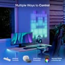 Nanoleaf Blocks Squares Smarter Kit – WiFi Smart RGBW 16M + Color LED regulable Gaming y decoración del hogar Paneles de luz de pared (6 unidades) - 8