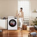 LG F4A1009NWK - Lavadora, 9 kg, 1400 rpm, Carga Frontal, 8 Programas, Programa Rápido y Programa Lavado a Mano, Fondo Especial Reducido, Display LED, Serie 100, Color Blanco - 10