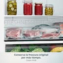 Cecotec Frigorífico Combi Total No Frost de 322L Bolero CoolMarket Combi 322i WD Inox E. 185,5 cm de Alto, 59,5 cm de Ancho, Clase E, Tecnología Multi Airflow, HumidityFlex HUB, LED Interior, Inox - 8