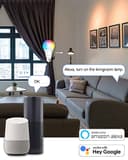 ANTELA Bombilla Inteligente LED E27 Wifi 9W Compatible Con Google Home/Alexa, Bombilla RGB(2700K-6500K) Luces Colores Regulable, Control Remoto,Control De Voz, Ahorro Energético, Paquete 2 - 6