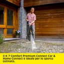 Kärcher idropulitrice K 7 Comfort Premium Connect Car & Home, max 180 bar, 600 l/h, superficie: 60 m²/h, tubo ad alta pressione extra flessibile, avvolgitubo, controllo tramite app, Car & Home Kit - 2