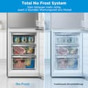 Midea Kühl-Gefrierkombination |270L Kühlschrank mit Gefrierfach | NoFrost, Inverter Kompressor, Super-Kühlfunktion, Multi-air Flow| Leise 38 dB, 140 kWh/Jahr | 180 cm Höhe, ‎Bru-stahl, MERB276FGC46EU - 5