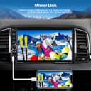 Autoradio Motorsi Wireless CarPlay Bluetooth 5.2, 2 DIN, touchscreen HD da 7 pollici con Android Auto/Mirror Link/comandi al volante/USB/TF/radio FM/audio AUX, telecamera posteriore + microfono - 4