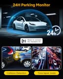 GKU 4K+1080P Dash Cam Front and Rear, 5Ghz Wi-Fi & GPS, WDR, Dual Car Camera with 1.47” IPS Screen, Dashcam with 64GB SD Card, Starlight Night Vision, 24H Parking Mode, G-Sensor,Max 512GB - 7