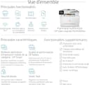 HP Color LaserJet Pro M283fdw Multifunktions-Farblaserdrucker (Drucker, Scanner, Kopierer, Fax, WLAN, LAN, Duplex, Airprint) weiß - 2