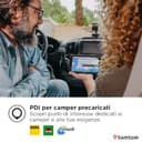 Navigatore per camper e roulotte TomTom GO Camper Max Premium Pack (schermo da 7" con PDI dedicati, aggiornamenti Wi-Fi, TomTom Traffic, salvataggio profili veicoli, mappe mondo e accessori premium) - 3