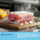 Fridgemaster MQ79394EB Freestanding American 4 Door Fridge Freezer 427L, Total No Frost, Inverter compressor, Black, 64.3D x 79.4W x 181.6H cm, E Rated - 12