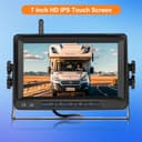 VECHTEL Telecamera Retromarcia Wireless 1080P, kit Monitor con Schermo IPS da 7 Pollici per Camion, Autobus, Furgoni, Camper, Pickup, Impermeabile IP68, Visione Notturna, Linee Guida DIY - 3