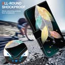 Case for Realme GT Neo6 Wallet Case with Leaves, colourful, fluorescent, transparent, multicoloured leaves, Skin Feel PU Leather Flip Folio Credit Card Holder Stand Phone Cover for Realme GT Neo6 - 5