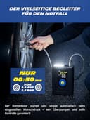 MICHELIN Air Power Max Hybrid Li-Ionen Akku-Kompressor mit Jump Starter & Powerbank – 3in1 Starthilfe, Luftpumpe 9,9 bar & 10.000 mAh Powerbank für Auto, Motorrad & Fahrrad - 4