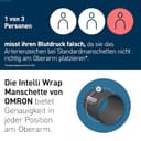 OMRON X4 Connect AFib - Automatisches Blutdruckmessgerät mit App und Bluetooth, Oberarm-Blutdruckmessgerät mit Vorhofflimmern (AFib) Erkennung | klinisch validiert | Diabetiker & Schwangere | 22-42cm - 3