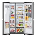 LG GSXE91EVAD Frigorifero Americano Side by Side InstaView Door-in-Door, Classe D, 628 L, Wi-Fi, Frigorifero con Dispenser Acqua UVnano Senza Allaccio, Tecnologia Door and Linear Cooling, Acciaio Nero - 4