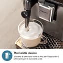 Philips Serie 3300 Macchina da caffè automatica - 5 tipi di bevande, Touch screen a colori, Sistema LatteGo, SilentBrew, Macinacaffè in ceramica al 100%, Filtro AquaClean. Cromato Nero (EP3326/90) - 5