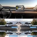 VASTEND Retrocamera Auto Wireless Solare, Magnetica Telecamera Retromarcia con 10000mAh Batteria Ricaricabile, 7 Pollici 1080P Monitor, 170° Grand Angolare, per Camion, Auto, Roulotte - 6