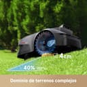 MOVA ViAX 250 Robot cortacésped, mapeo de 250㎡, mapeo con IA sin RTK, LiDAR de 360° + Visión Dual con IA, esquivación de obstáculos Inteligente, trayectorias en Forma de U - 4