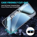 Lutree per Google Pixel 10 Pro Vetro Temperato, 3+3 Pezzi Pellicola Protettiva + Pellicola Fotocamera, Durezza 9H Vetro Protettivo, HD Anti-Graffio Senza Bolle Protezione Schermo - 5