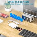 USB C SD Memory Card Reader HUAZHUN USB Type C to SD Card Adapter for iPhone 16 SD Camera Adapter Trail Camera Viewer for iPhone 17 16 15 Pro Max 16 Plus iPad Pro MacBook Air/Pro Galaxy, Plug and Play - 3