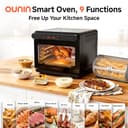 OUNIN Horno Vapor 24L, 9 en 1 Horno Multifunción, con Pantalla LED para Cocción al Vapor, Freidora de Aire, Tostado, Asado, Horneado, Recalentado, Deshidratación y Fermentación, en Acero Inoxidable - 4