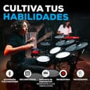 Alesis Nitro Pro XL - Set de Batería Electrónica de 10 Piezas con Parches de Malla Doble Zona, 500+ Sonidos BFD, Bluetooth, Drumeo, MIDI USB - 8