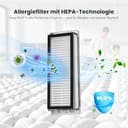 21 accesorios para robot aspirador Dreame L20 Ultra, juego de piezas de repuesto para L20 Ultra, 2 cepillos principales, 6 bolsas para el polvo, 4 almohadillas de limpieza, 4 filtros HEPA, 4 cepillos - 6