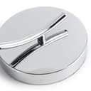 BARCELONA LED Candeeiro de Mesa San Cromado em Forma de C com Bola de Vidro Opalino, Base Redonda em Alumínio, Design Clássico Moderno Retro Luxo para Quarto e Sala - 7