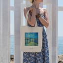 Loxato Borsa Shopper Donna - Tote Bag Tela - Shop Art - Extra Largo 35x42cm - Shopper in Tela - Canvas - 2