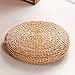 Pvczool Cuscino di Tessitura Fatto a Mano Pouf Naturale Rotondo Riempire Il Cuscino di Seta di Seta Cuscino Sedia Yoga Morbido Cuscino di (B) - 4