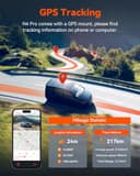 VANTRUE N4 Pro 4K 3 Channel Dash Cam 5G WiFi GPS, STARVIS 2, 4K+1080P+1080P Front and Rear Inside Triple Car Camera 3CH HDR, Night Vision, Voice Control, 24/7 Buffered Parking Mode, Support 512GB - 5