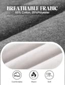 Tuopuda Mujer Largo Sudadera con Capucha Casual Sudadera Larga de Lana con Cremallera Chaqueta de Lana con Bolsillos para Primavera Otoño Invierno Hoodie Suéter(Gris Oscuro,L) - 5